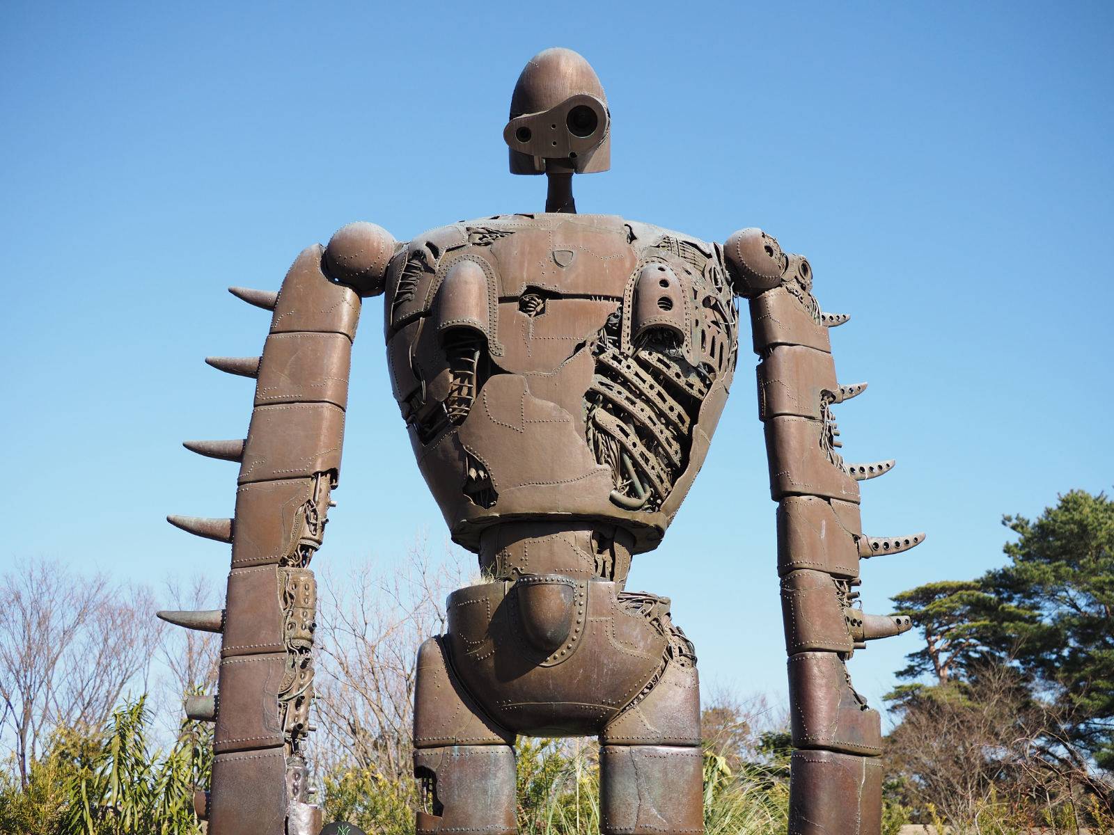 Front of the robot from Castle in the Sky