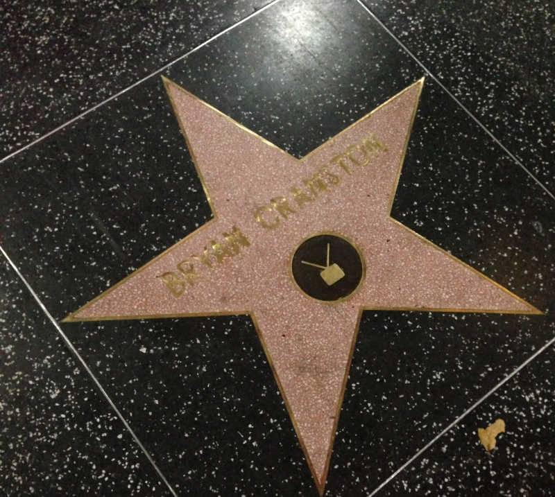 Bryan Cranston’s Hollywood Star