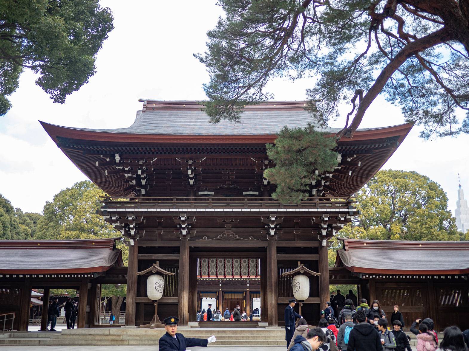 Meiji Shrine entrance
