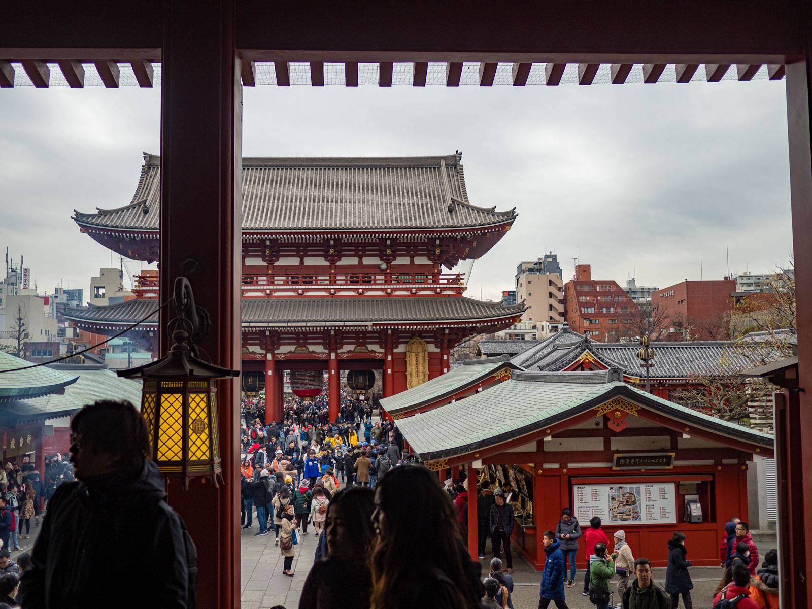 View from Sensō-ji temple