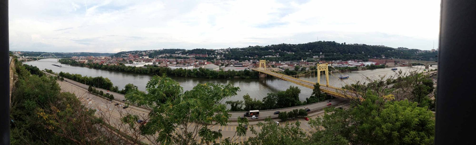 Panorama of South Pittsburgh