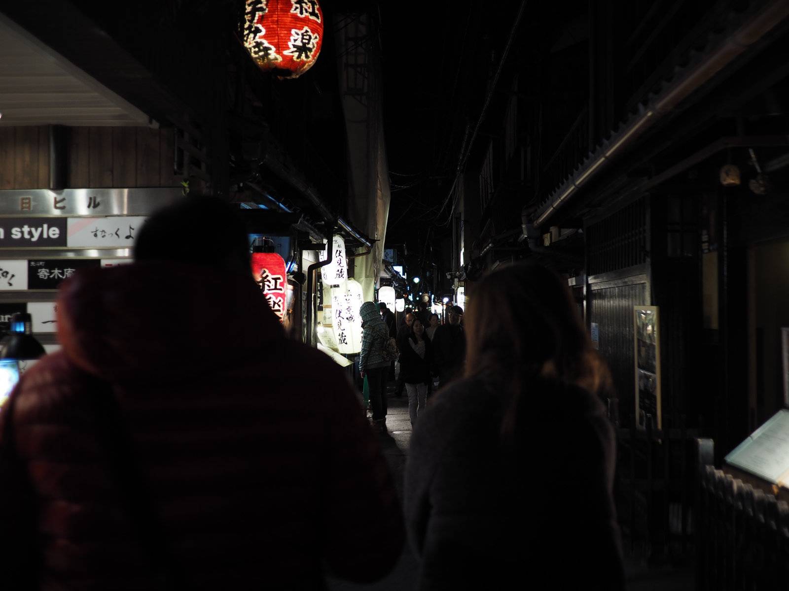 Ponto-chō alley visitors
