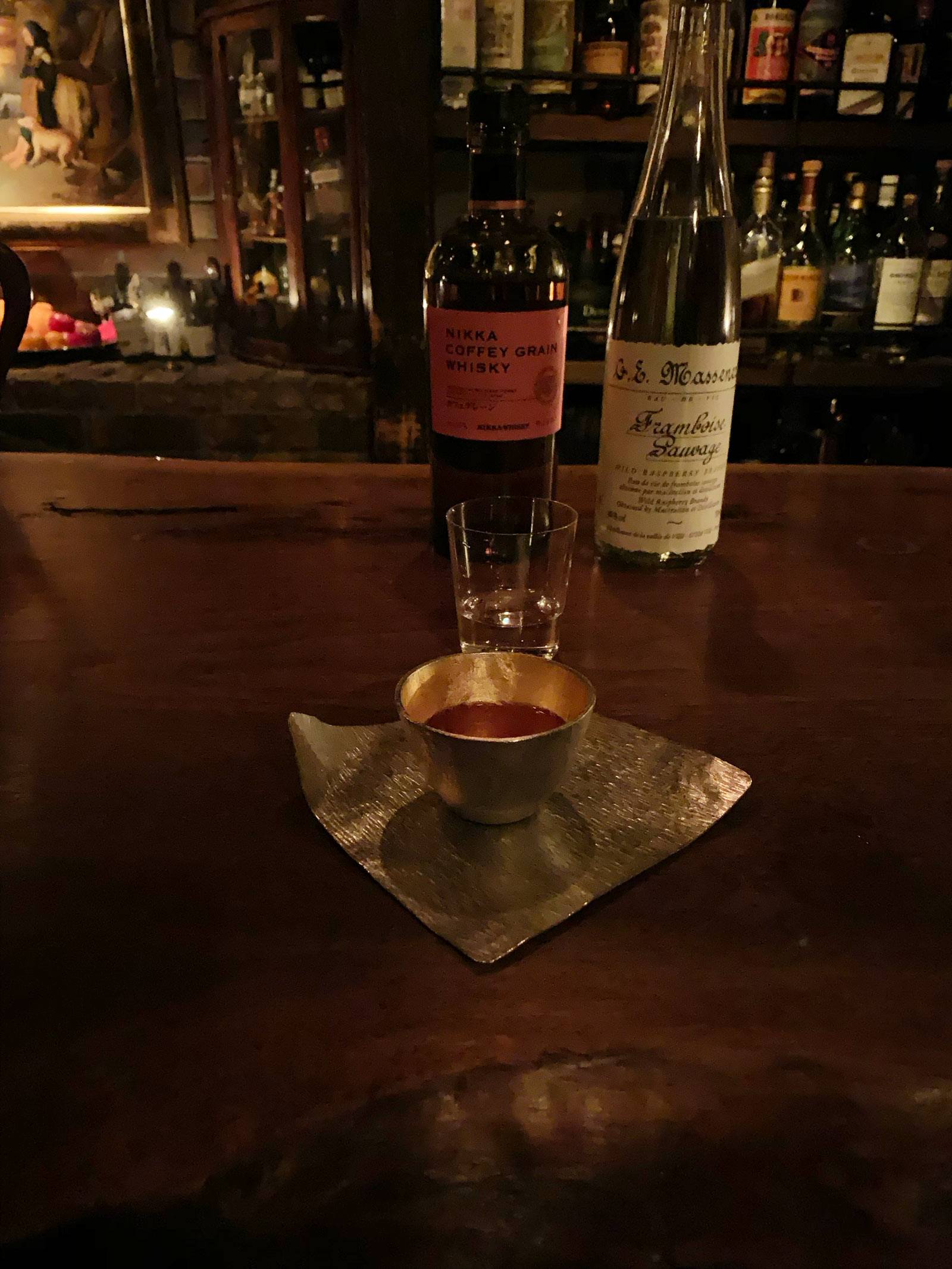 Coffee and Japanese Whisky cocktail